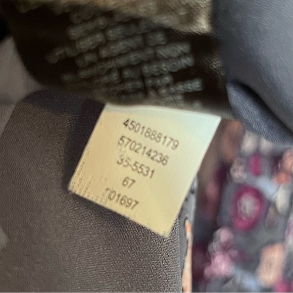 White House Black Market Medallion Floral Shift Dress Bell Sleeves XS Boho - Picture 13 of 14